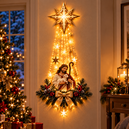 Follow the Star Home✝️ Lighted Nativity Christmas Wall Décor