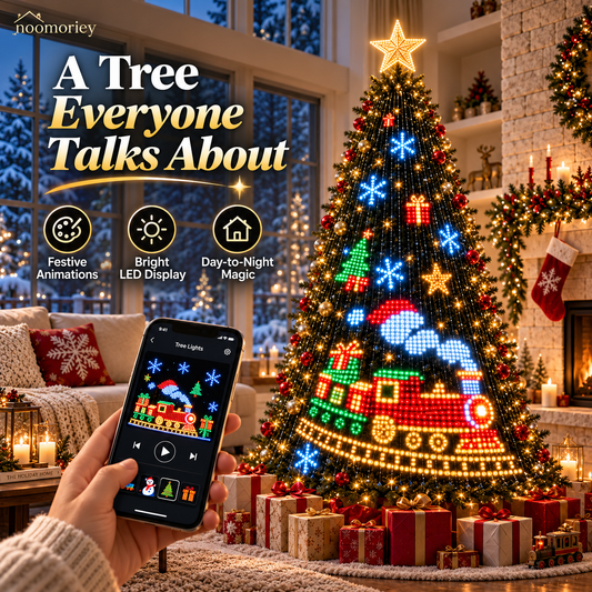 🎄 Smart App-Controlled Christmas Tree Lights | Create Your Own Holiday Magic ✨📱
