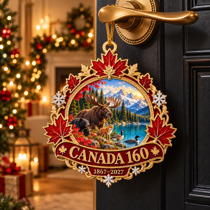 🍁 Canada 160th Anniversary Ornament | 1867–2027 Christmas Keepsake