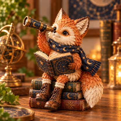 🍂🍄   Little Woodland Club – Whimsical Animal Hobby Figurines