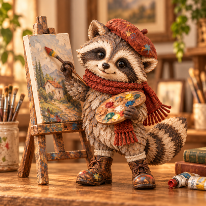 🍂🍄   Little Woodland Club – Whimsical Animal Hobby Figurines