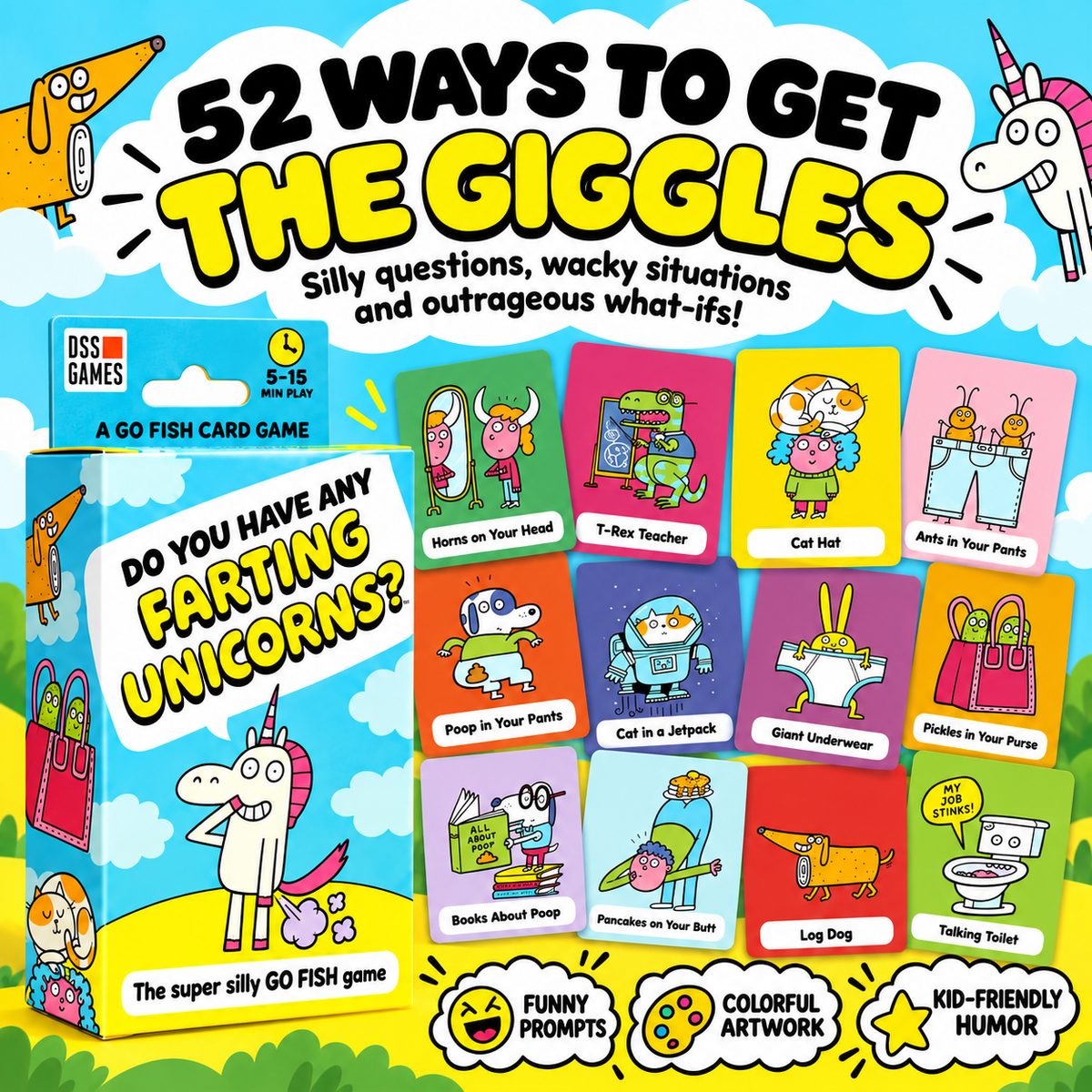 😂🎣 Super Silly Go Fish – The Hilarious Family Card Game | 50% OFF Today