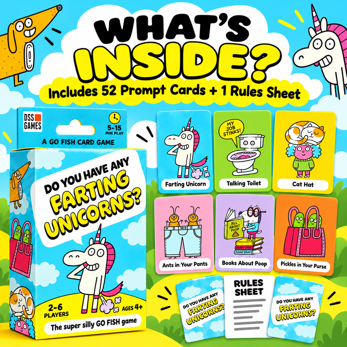 😂🎣 Super Silly Go Fish – The Hilarious Family Card Game | 50% OFF Today