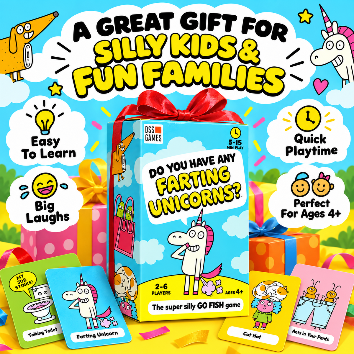 😂🎣 Super Silly Go Fish – The Hilarious Family Card Game | 50% OFF Today