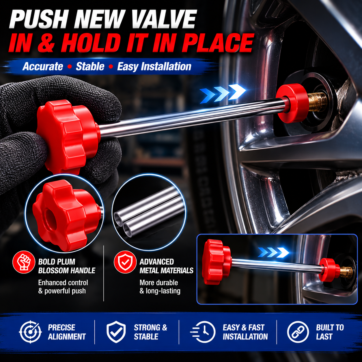 🚗🔧 Complete Rivet Nut Tool Kit – M3–M8 Drill-Compatible Threaded Insert Set