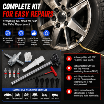 🚗🔧 Complete Rivet Nut Tool Kit – M3–M8 Drill-Compatible Threaded Insert Set