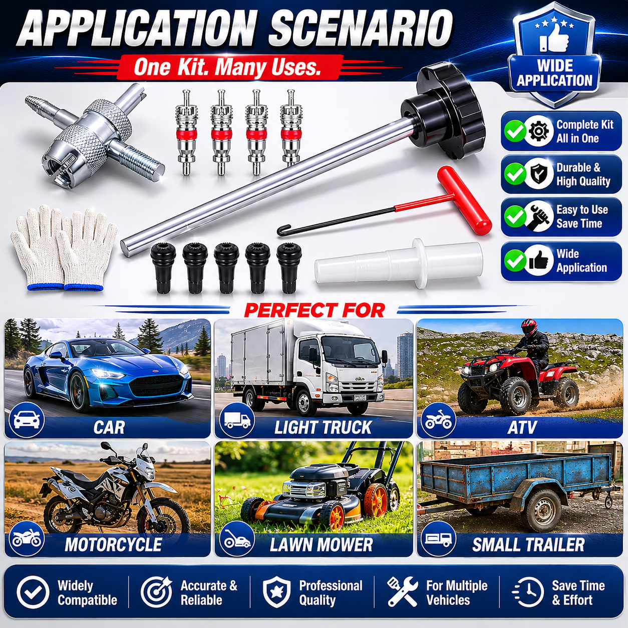 🚗🔧 Complete Rivet Nut Tool Kit – M3–M8 Drill-Compatible Threaded Insert Set