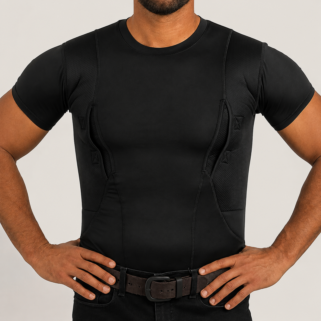 🔥Hot Sale 49% OFF👍🏻Ambidextrous Concealed Carry Compression Shirt