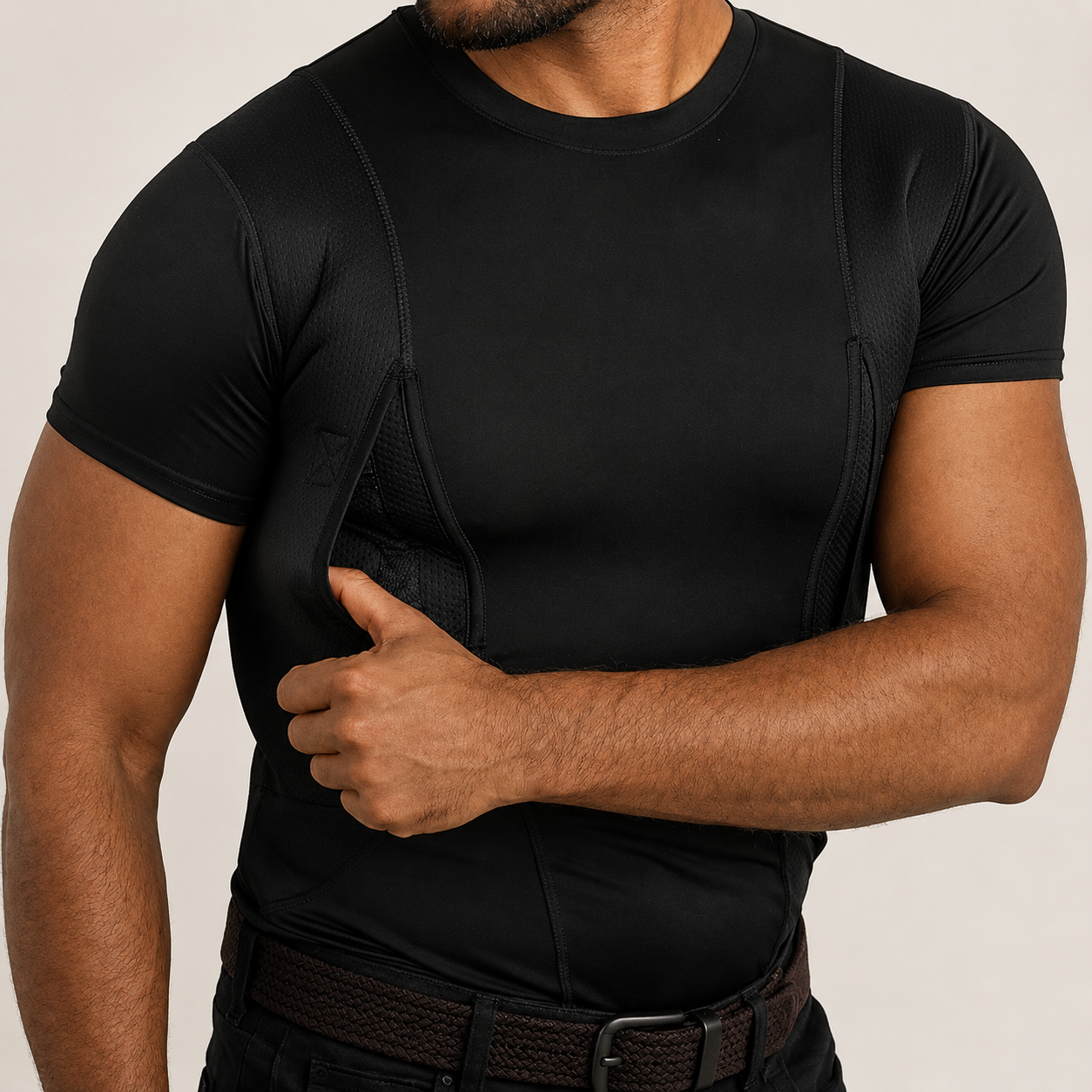 🔥Hot Sale 49% OFF👍🏻Ambidextrous Concealed Carry Compression Shirt