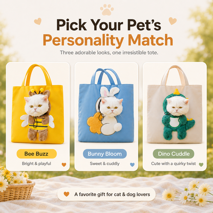 🐾 2026 Trending Head-Out Pet Carrier Tote – Cute Shoulder Bag for Cats & Small Dogs