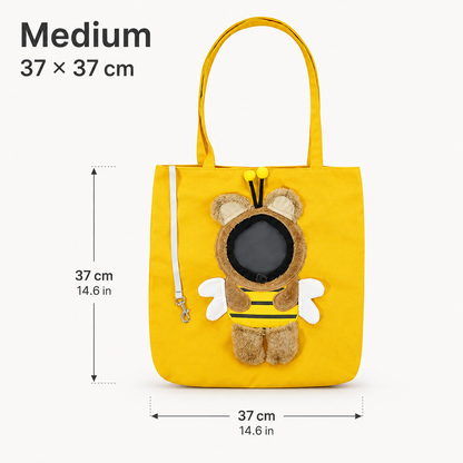 🐾 2026 Trending Head-Out Pet Carrier Tote – Cute Shoulder Bag for Cats & Small Dogs