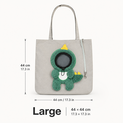 🐾 2026 Trending Head-Out Pet Carrier Tote – Cute Shoulder Bag for Cats & Small Dogs