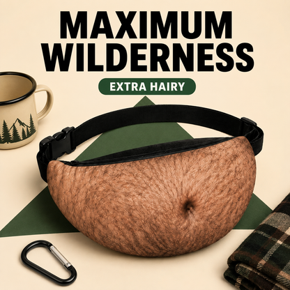 Funny Beer Belly Waist Bag – Realistic Dad Bod Fanny Pack