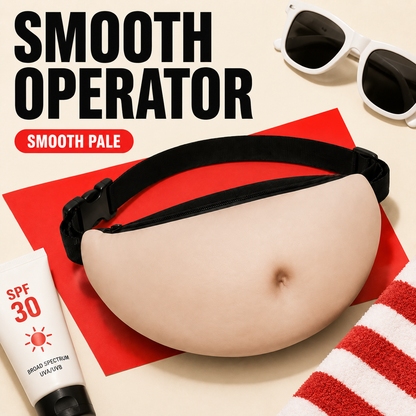 Funny Beer Belly Waist Bag – Realistic Dad Bod Fanny Pack