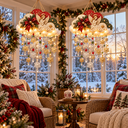 🪽✨ Heavenfall Cloud™ | Lighted Angel Christmas Hanging Decor ☁️