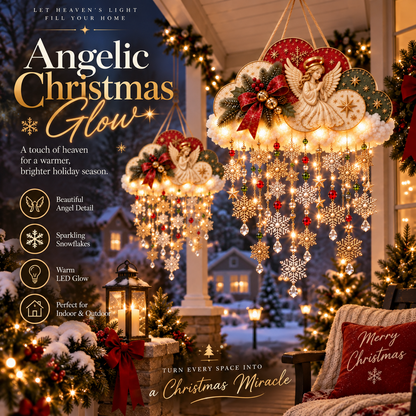 🪽✨ Heavenfall Cloud™ | Lighted Angel Christmas Hanging Decor ☁️