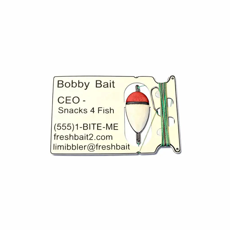 🎣 Go Fish Card Wallet Fishing Kit Credit Card Sized Emergency Fishing Set