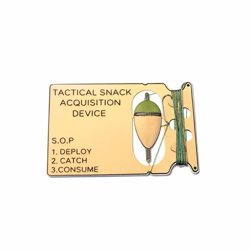 🎣 Go Fish Card Wallet Fishing Kit Credit Card Sized Emergency Fishing Set