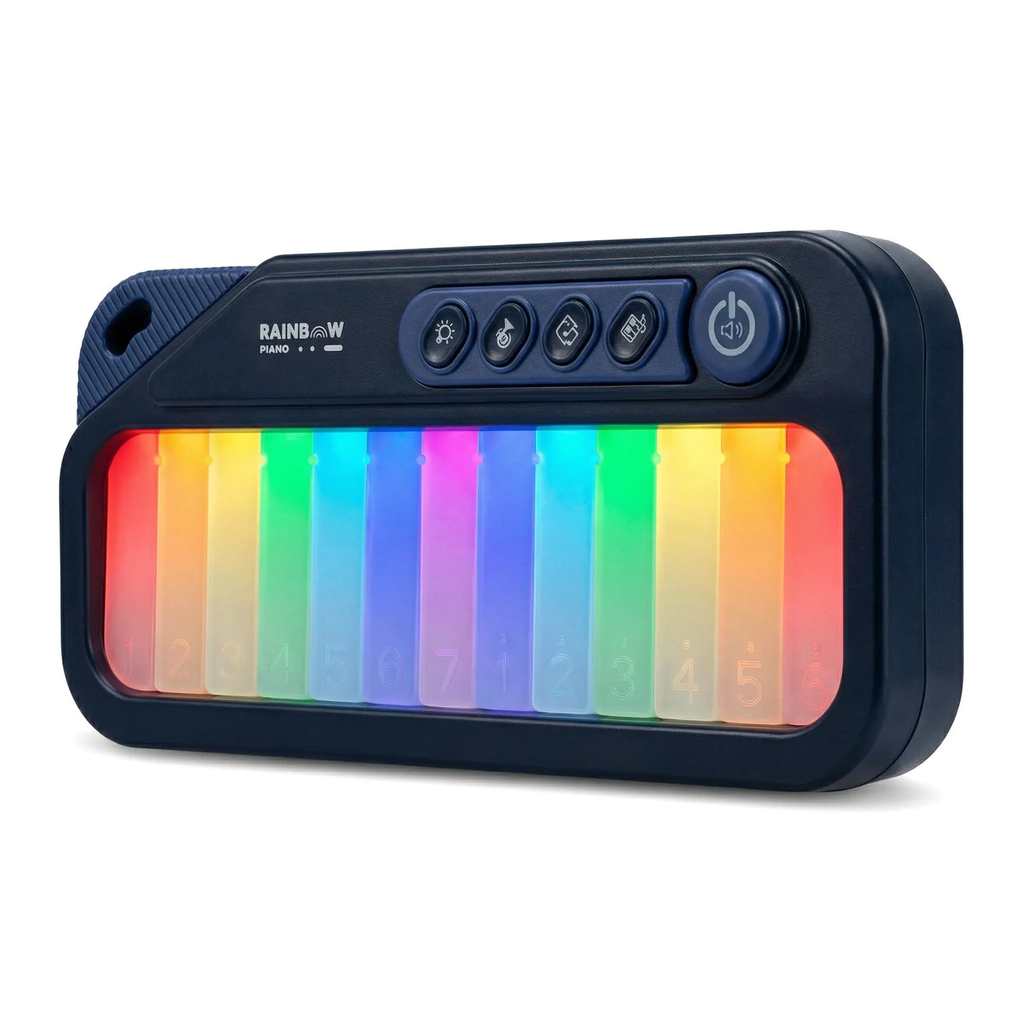 🎹 Rainbow Light-Up Kids Piano Interactive Learning Toy with Built-In Nursery Rhymes