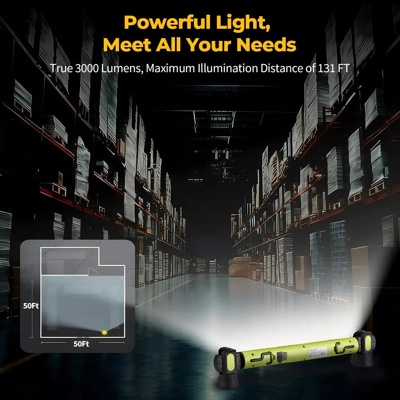 Fathers Day Gift✨ 3000LM Magnetic Under Hood Work Light