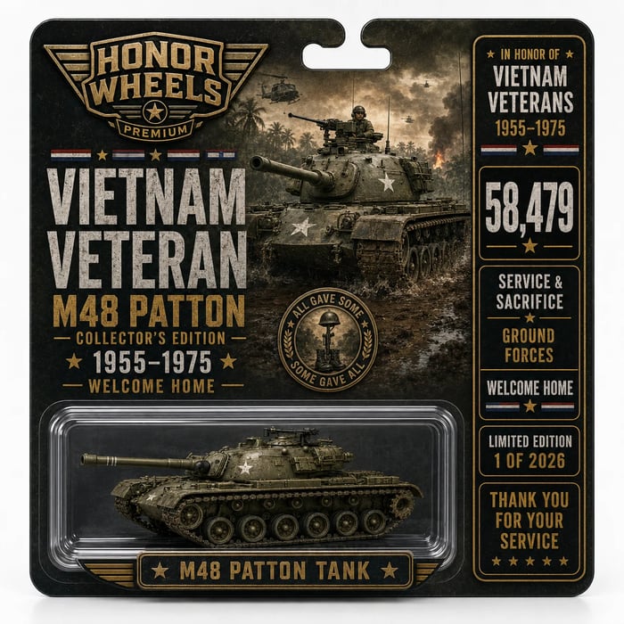 🔥Last Day 49% OFF🎖️Vietnam Veteran Legacy Wheels – Limited Commemorative Edition