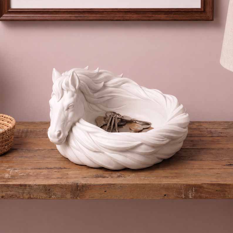 🔥LAST DAY 49% OFF🐴 Carved Horse Head Decor Tray