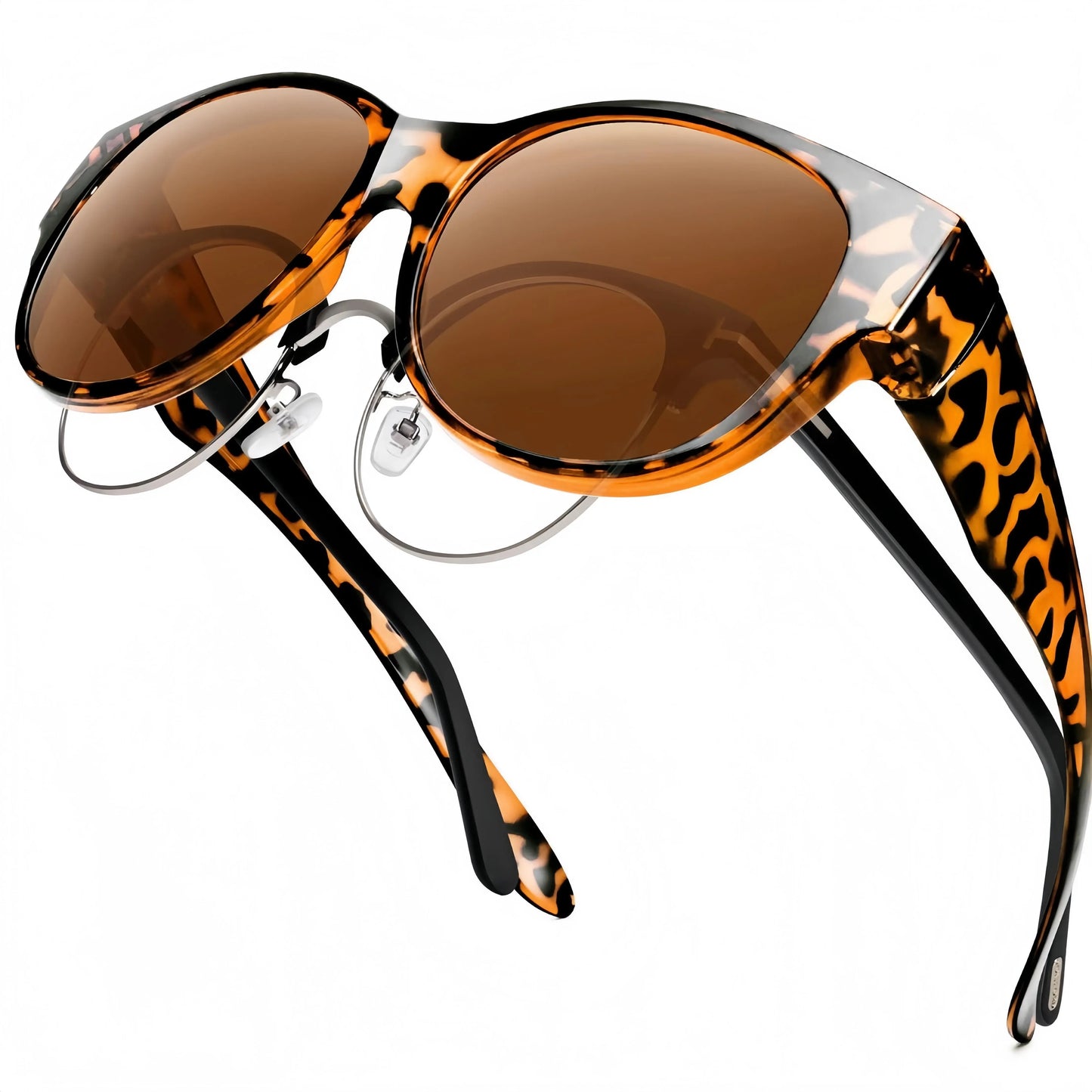 😎2026 New Polarized UV400 Protection Trendy Round Cat-eye Sunglasses