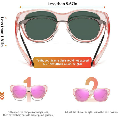 😎2026 New Polarized UV400 Protection Trendy Round Cat-eye Sunglasses