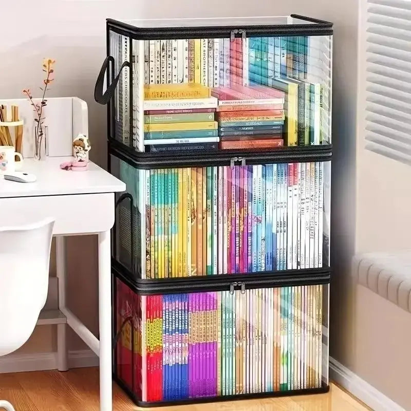 🏆 35K+ SOLD!🏠 Large Capacity Clear Storage Containers Durable Stackable Organizer Bins