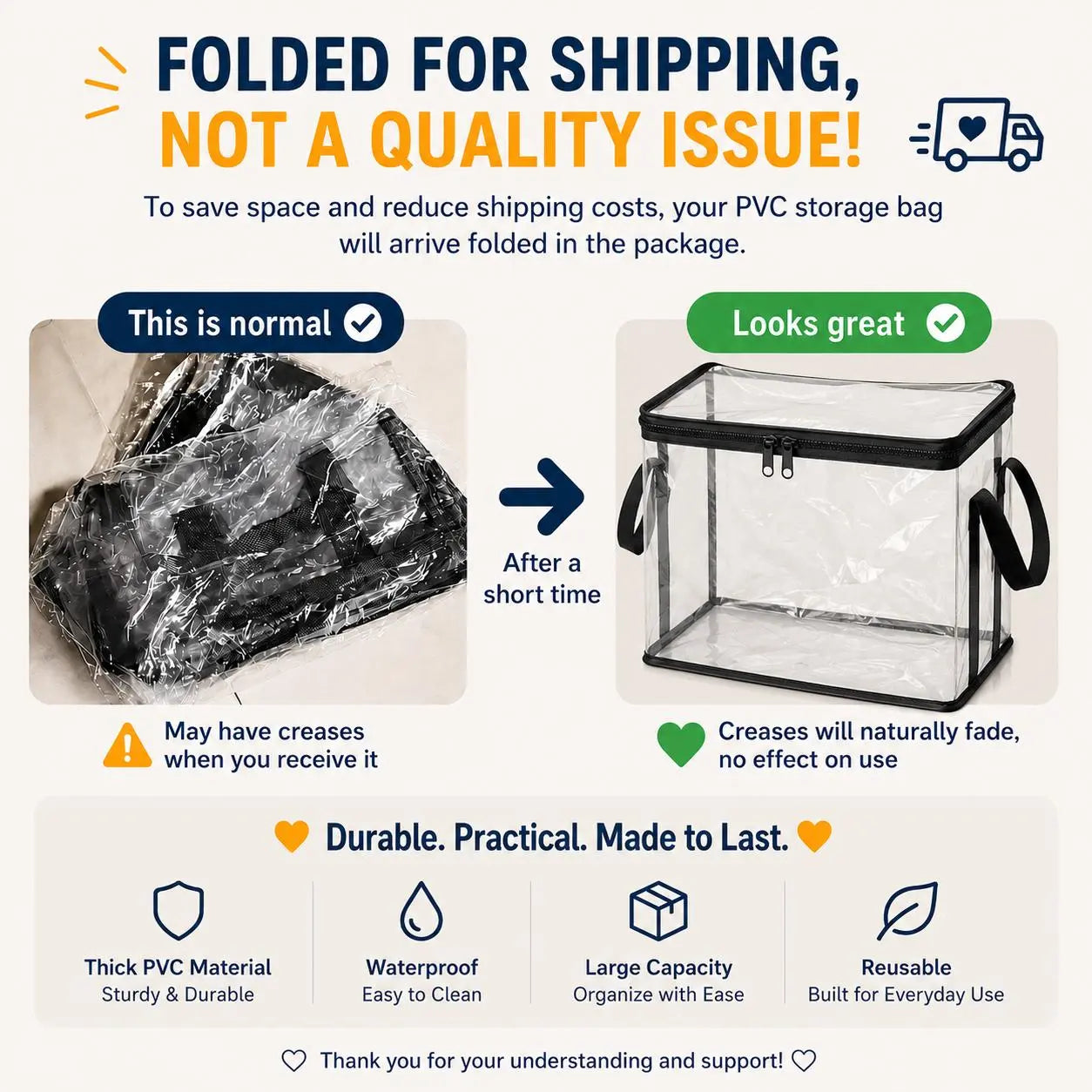 🏆 35K+ SOLD!🏠 Large Capacity Clear Storage Containers Durable Stackable Organizer Bins