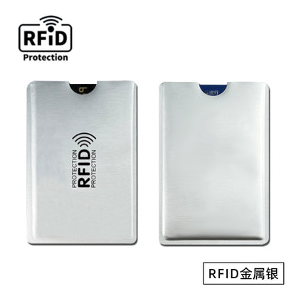 🔒💳 Metallic RFID Blocking Credit Card Sleeve