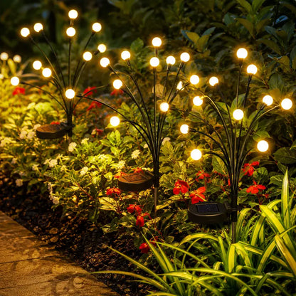 🔥Last Day 49% OFF💡Solar Swaying Firefly Garden Stake Lights Outdoor