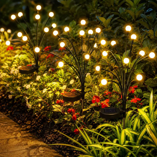 🔥Last Day 49% OFF💡Solar Swaying Firefly Garden Stake Lights Outdoor
