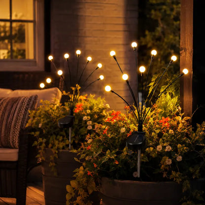🔥Last Day 49% OFF💡Solar Swaying Firefly Garden Stake Lights Outdoor