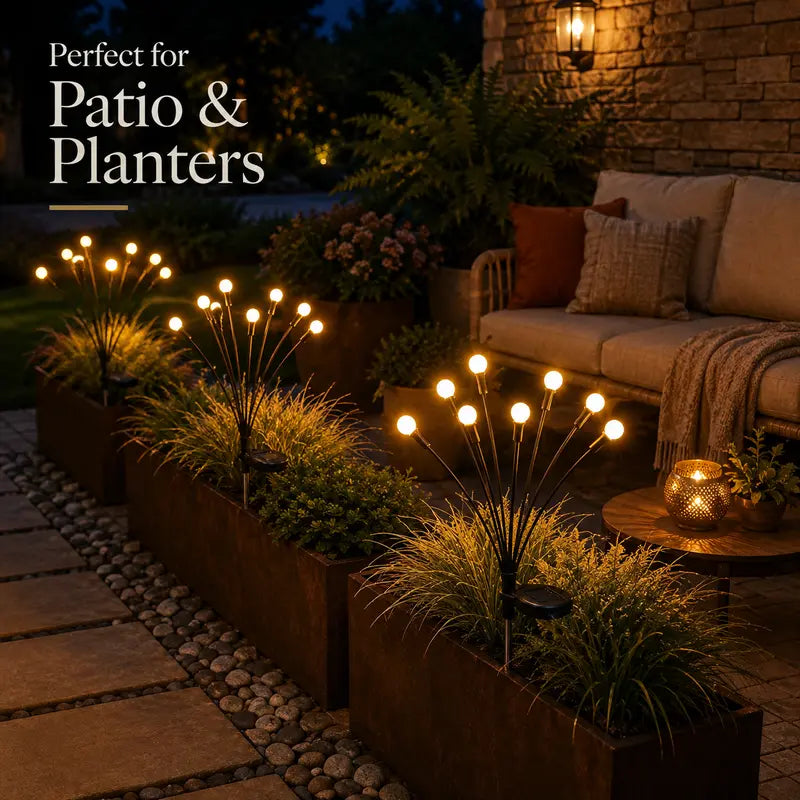 🔥Last Day 49% OFF💡Solar Swaying Firefly Garden Stake Lights Outdoor