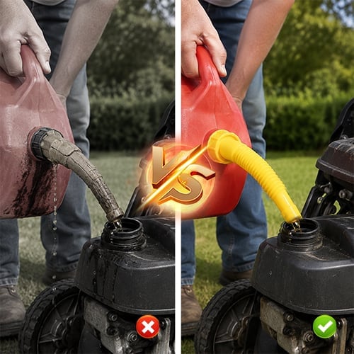 ⛽🔧 Leak-Free Flexible Gas Can Spout Replacement Kit