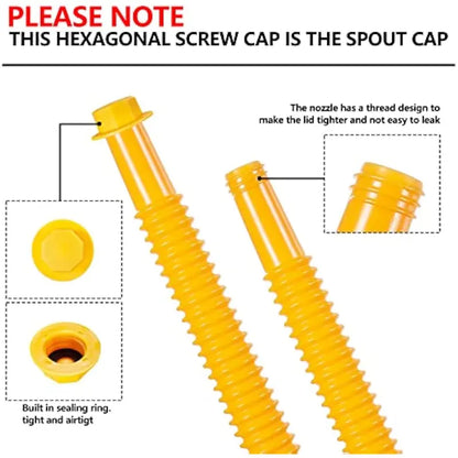 ⛽🔧 Leak-Free Flexible Gas Can Spout Replacement Kit