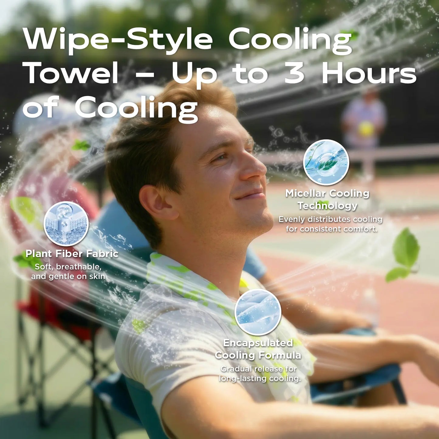 ❄️ Cooling Towel for Instant & Long-Lasting Relief 🧊