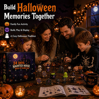 🔥🏚️ 👻 24-Day Halloween Countdown DIY Spooky Haunted House Craft Kit