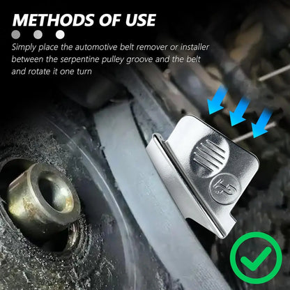 🛠️ 2PCS Belt Removal & Installation Tool Set for Timing & Drive Belts