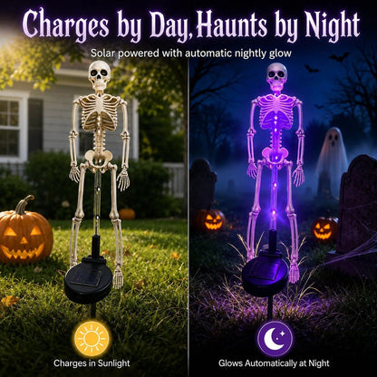 Buy 2 Get Free Shipping💀Solar Skull Garden Stake Light