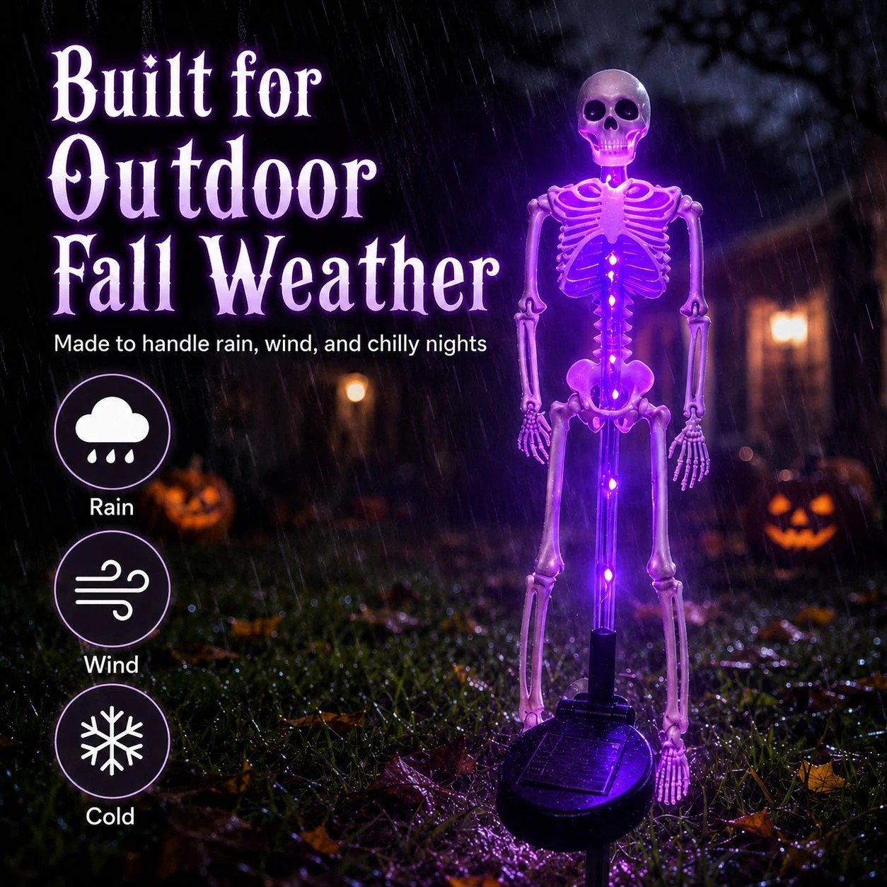 Buy 2 Get Free Shipping💀Solar Skull Garden Stake Light