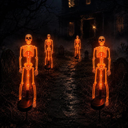 Buy 2 Get Free Shipping💀Solar Skull Garden Stake Light