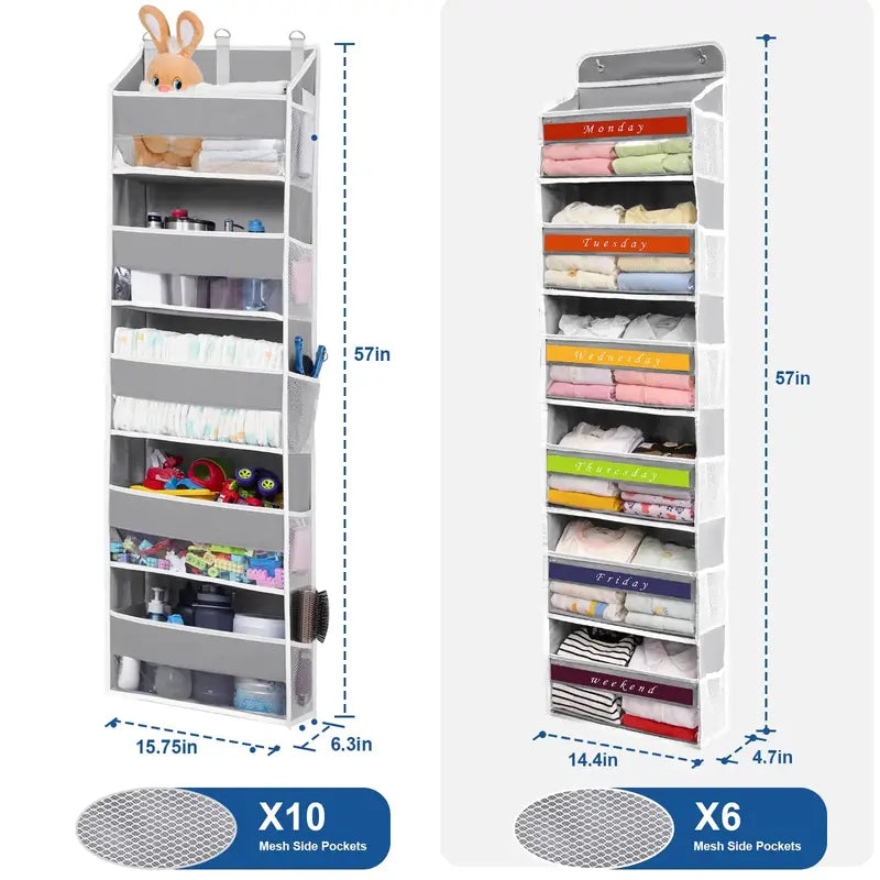 6-Tier Over The Door Organizer – Maximize Hidden Space & Keep Every Room Neat