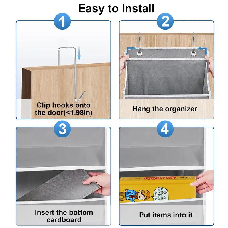 6-Tier Over The Door Organizer – Maximize Hidden Space & Keep Every Room Neat