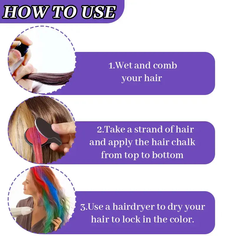 🔥2026 New Arrival 👍🏻Temporary Hair Chalk Powder Set