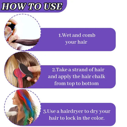 🔥2026 New Arrival 👍🏻Temporary Hair Chalk Powder Set