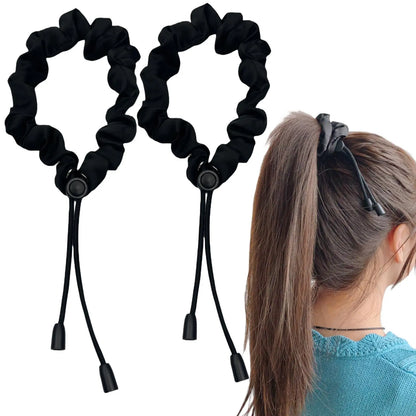 💖LAST DAY - BUY 1 GET 1 FREE!!🎀Adjustable Satin Hair Scrunchies for Curly Hair