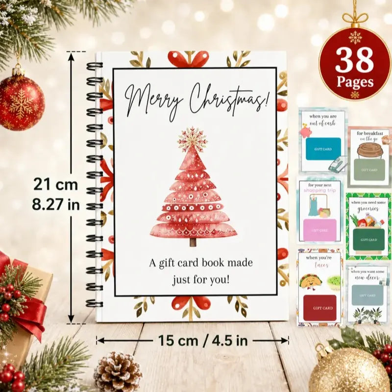 🎄 Christmas Gift Card Keepsake Book – Make Gift Cards More Meaningful 🎁