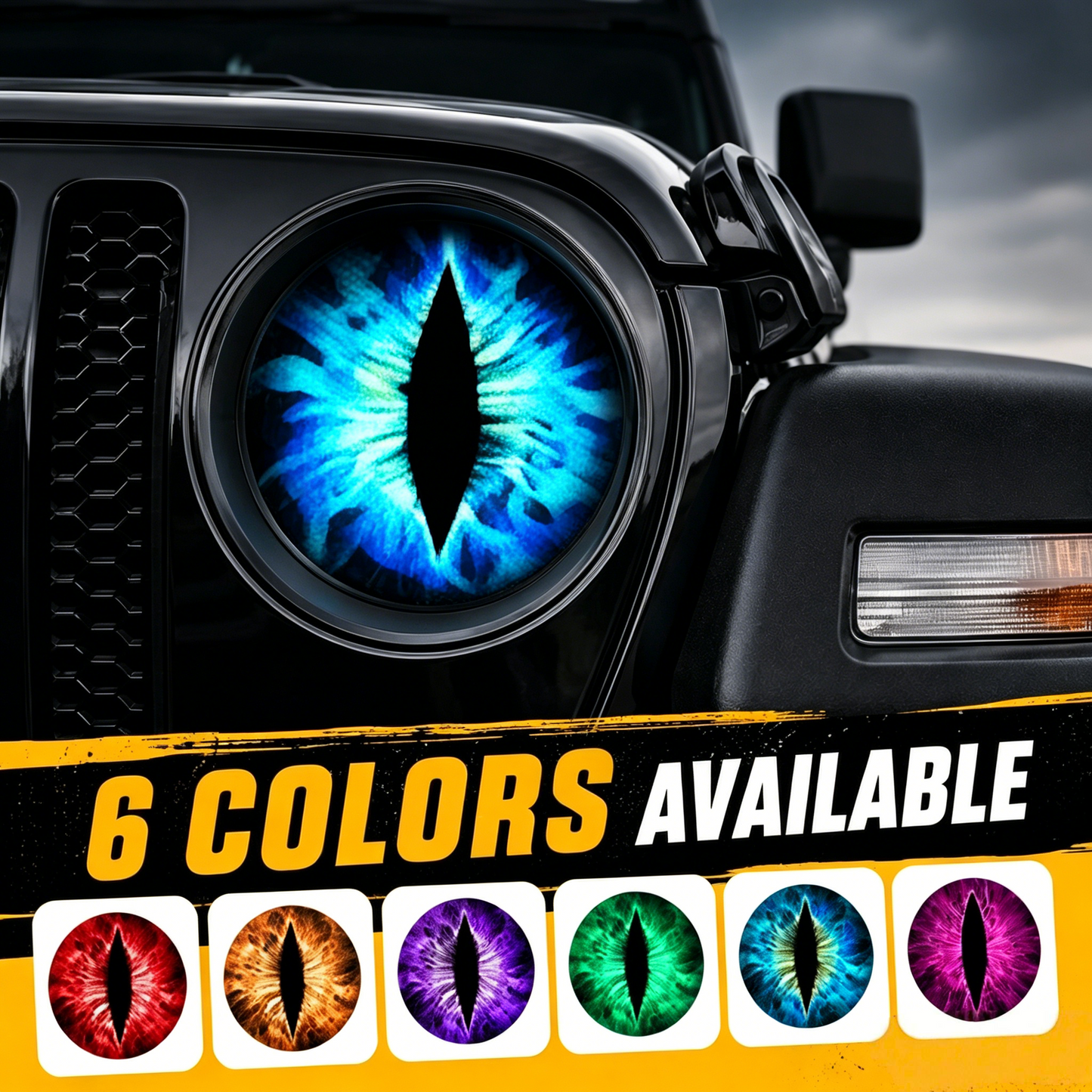 🔥Summer Hot Sale 49% OFF👹 Beast Eyes Aggressive Headlight Decals（1 Pair）